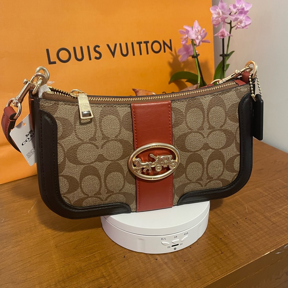 Authentic Coach 3 way hand bag